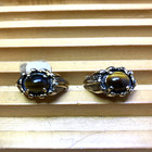 Lot Of 2- Vintage Men s Genuine Sumthing Special Tiger Eye  Rings Size 12 W  Tag