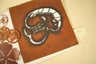 Japanese Katagami Samurai Crests - 1930 s Kimono Stencils - Art Lot   fe2840 