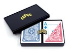 Copag Legacy 4-color Jumbo Index Red blue Poker Size 2 Deck Setup