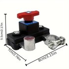 1pcs Universal Battery Disconnect Switch 12v   24v Cut Off Isolator For Cars Rv