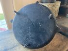 Unique Antique Primitive Cast Iron Hanging Griddle Fireplace  Hearth Tools