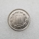 --1884 3 Cent Nickel - Us Three Cent Type Coin -low Surviving Quantity--
