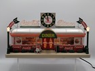 Danbury Mint Vintage Collectible Coca-cola Light Up Diner Clock 2000 Complete       