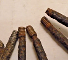 Old Original Lightning Rod Weathervane Pendant Arms Lot Of 5