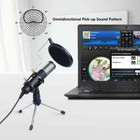 Professional Condenser Recording Studio Usb Microphone With Tripod Stand