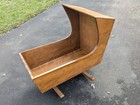 Primitive Pine Cradle Baby Crib Bassinet Manger Creche Decor Early Period 1900s 