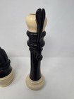 Bass Recorder 4 Piece Plastic Abs Black Ivory Vintage Style
