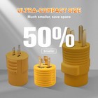 Nema L5-30p To Tt-30r Rv Generator Adapter Twist Lock Plug For Trailer Camper