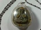 Vintage Sitting Buddha Amulet With 24  No-tarnish Necklace