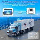 Digital Wireless 10  Quad Dvr Monitor 4x 1080p Ahd Reversing Camera For Truck Rv