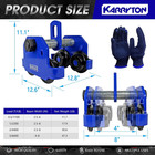 3ton 6600lb Beam Trolley 4     8in Adjustable Flange Width  Heavy Duty Manual Push