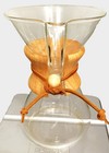 Vintage Chemex Hourglass Pour Over Glass Coffee Maker 8 Cup Pyrex Exc Condition