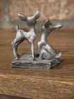 Vintage Pewter Deer Figurine