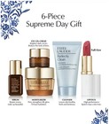 Estee Lauder 6 Pc Gift Set Revitalizing Supreme Creme  Serum  Eye Care  Lipstick