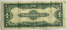 1923  1 One Dollar Us Silver Certificate Large Note - Blue Seal - Horse Blanket