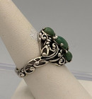 Sincerely Southwest Aka Carolyn Pollack s 925 Green Turquoise Women s Ring Sz 8