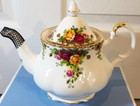 Royal Albert Old Country Roses Large Teapot Brand With Tag
