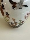 Antique Handpainted Signed Lidded Ginger Jar Kutani 7 5 Inches 