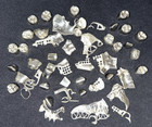 Dental Silver Scrap Metal Lot -caps  Partials  Parts