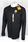 Ariat Men s Rebar Cotton Strong Hardhead Pocket T Shirt Long Sleeve Black