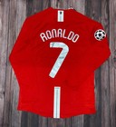 Cristiano Ronaldo 7 2008 Ucl Final Manchester United Nike Long Sleeve Jersey