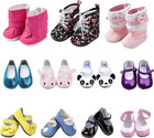 6 Pairs Of Doll Shoes Include Boots Leather Shoes Fits 18 Inch American Girl Dol
