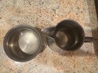 Vintage Woodbury Pewter Sugar Bowl   Creamer Set Pewter