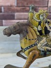 Marx Toys Tin Roy Rogers   Trigger Wind Up Toy Rocking Horse Missing Parts Works