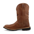 Twisted X Men s 11  Tech X Boot Wide Square Toe With Cellstretch Ginger  9 5 D