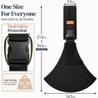 Biabyio Baby Sling Carrier Black