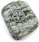 Irish Connemara Marble Shamrock