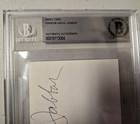 Kareem Abdul-jabbar Signed 3x5 Index Card Beckett Encapsulated Lakers Bucks Ucla