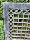 Large Heavy Cast Iron Grate Victorian Furnace Heat Window Vent Salvage  371