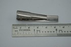 Vintage Silver Tone Tie Clip Bar 2 5 Inch Geometric Design
