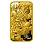 2024 Gold 10 Gram Argor Heraeus Lunar Yot Dragon Bar  in Assay 