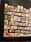 81-used Us Stamp Collection  All Plate Numbers  No Duplicates  On   Off Paper 