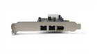 Firewire 800 Card Ti Chipset 1394b Pci Express Controller Card - Black