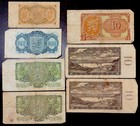 Czechoslovakia 1953 1 3 5 10 Korun 1960 10 Korun 7 Banknotes