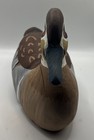 Vintage Hand Carved And Hand Painted Wood Duck Signed By Artist   - 13    Length