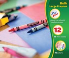 Crayola Ultra Clean Washable Large Crayons Bulk School Supplies 12 Packs Of 16