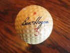 Vintage Ben Hogan Signature Single Golf Ball British Size Hogan Construction