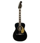 Fender Malibu Vintage  Black Acoustic Electric Guitar W hsc