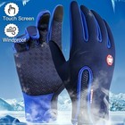 2 Pair Windproof Waterproof Winter Gloves Thermal Mitten Touch Screen Men Women