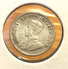 Mogi9 Newfoundland  1917c Sterling Silver 5 Cents Vf20