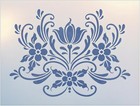 Rosemaling 16 Scandinavian Stencil Template - 13 15  X 9 5  Reusable Nordic F   