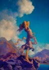 Maxfield Parrish Ecstasy Vintage Art Poster Print Antique Painting