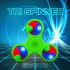 Green Led Hand Spinner Tri Fidget Focus Desk Toy Edc Adhd Autism Kids Adult X50