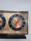 Springfield Instrument Co Desktop Thermometer Barometer Humidity Gauge Vintage
