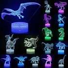 3d Led Dinosaur Night Light Lamp Kids Bedroom Table Lamp Gift