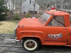 Vintage 1960 s Tonka Pressed Steel Orange Aa Tow Truck Wrecker Toy